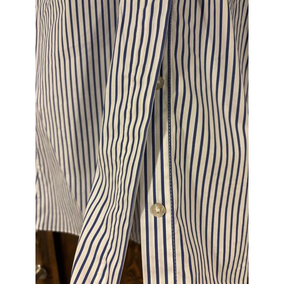 Tuckernuck Pomander Place Blue Stripe Rae Blouse XL - Picture 6 of 8